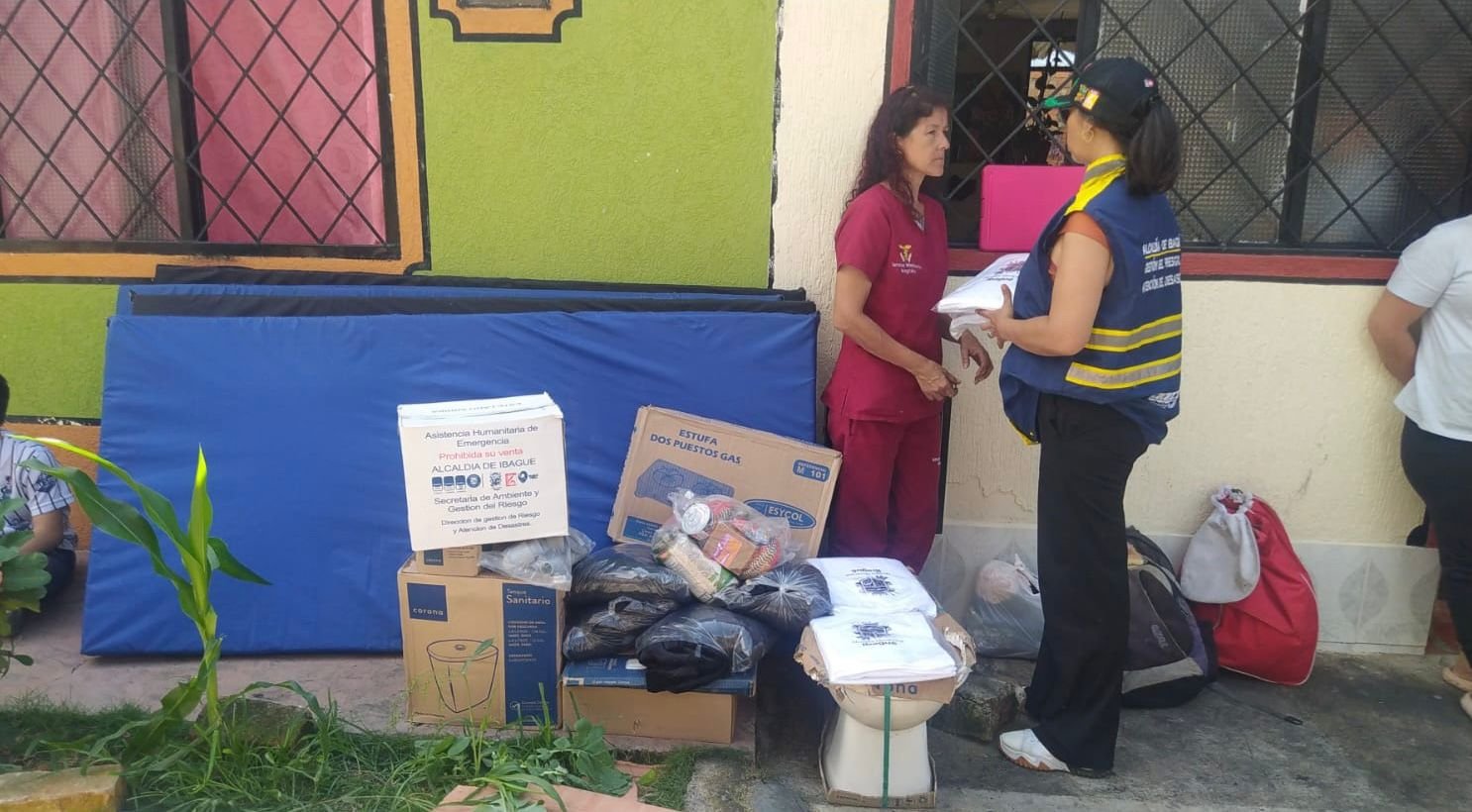 Apoyo integral a familia afectada por incendio en Ibagué