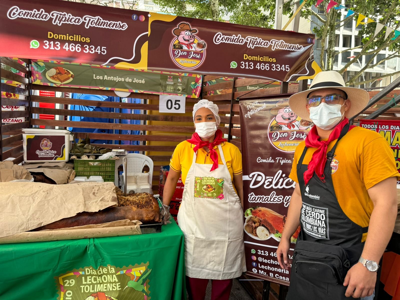 Disfruta la Auténtica Lechona Tolimense en el Parque Manuel Murillo Toro