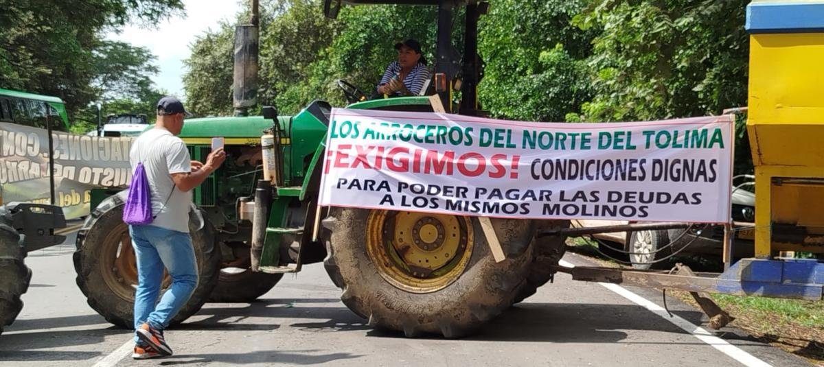 Paro arrocero en Colombia podría levantarse tras principio de acuerdo con el Gobierno