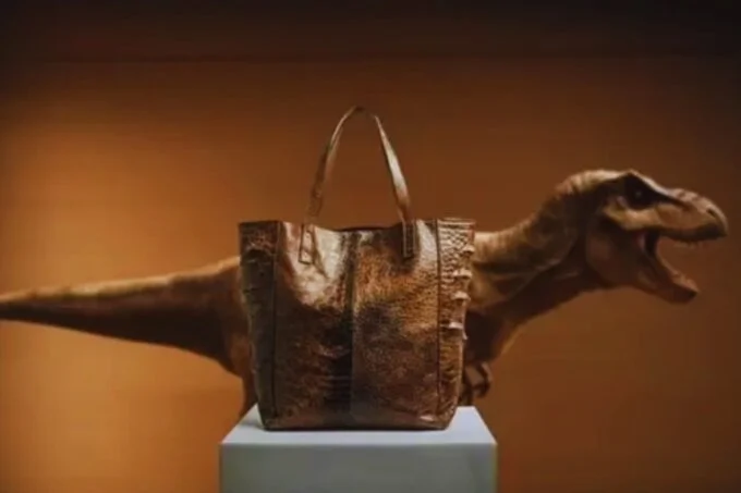 Crean cuero de Tyrannosaurus rex: El material de lujo que viene del pasado