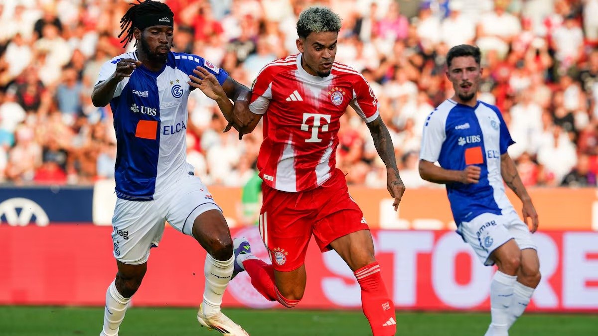 ¡A un paso del gol! Luis Díaz brilla con el Bayern y deja escapar una clara frente al Grasshoppers