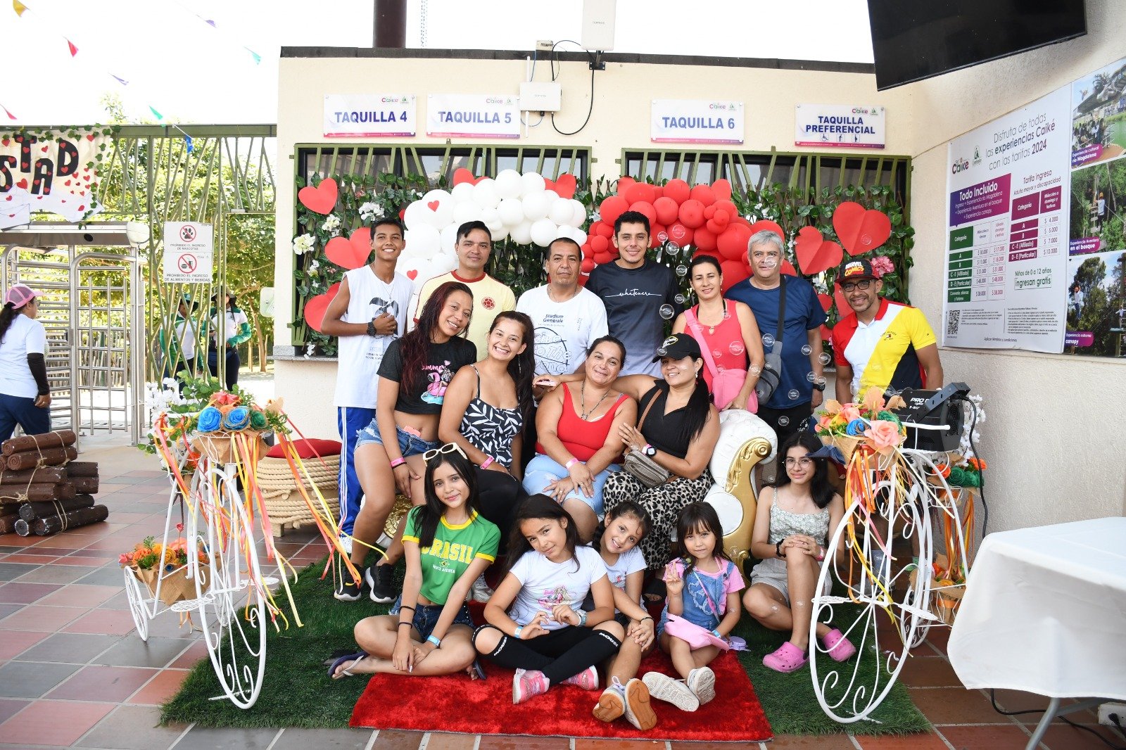 ¡Una cita con el amor y la diversión! Parque Caiké abre sus puertas gratis a afiliados A y B este 21 de septiembre